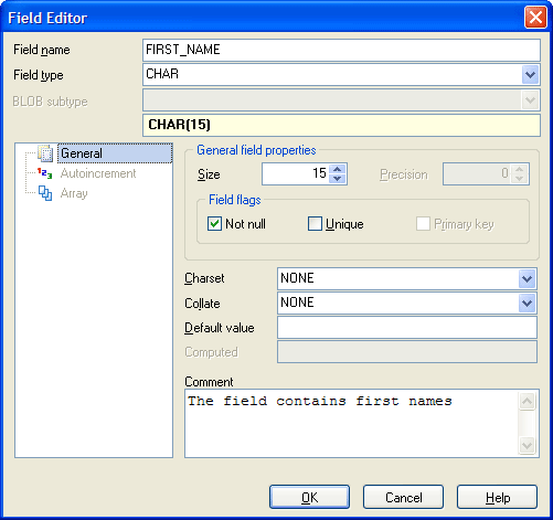 Field Editor