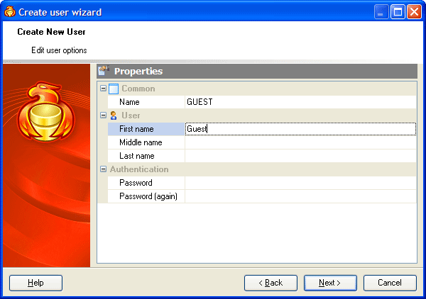 Specifying User Options