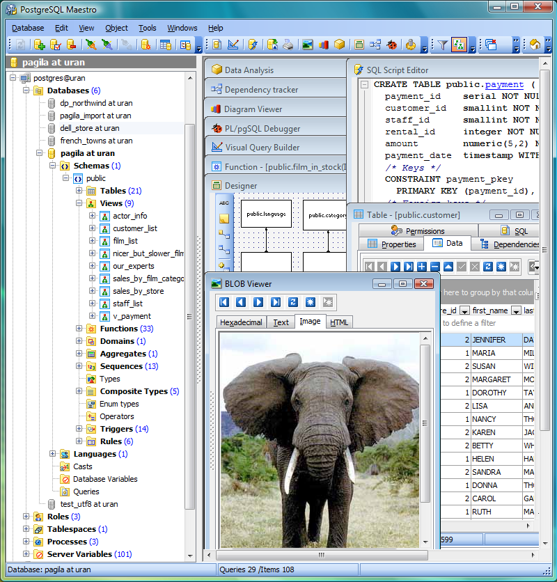 Classic MDI Interface