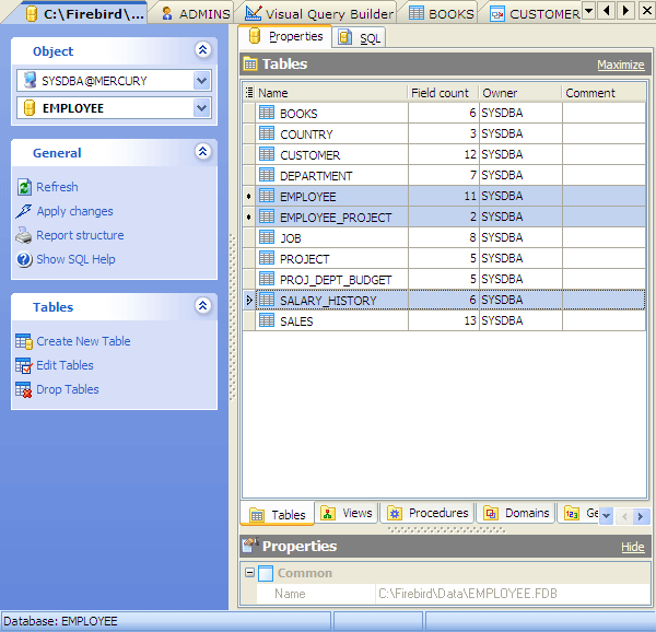 Database Editor