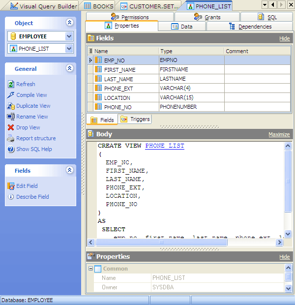 View Editor
