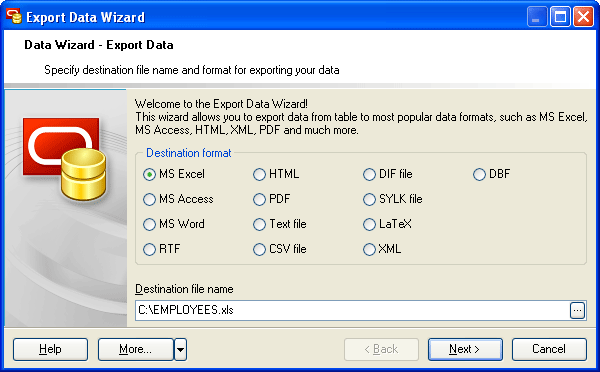 Import and Export Data