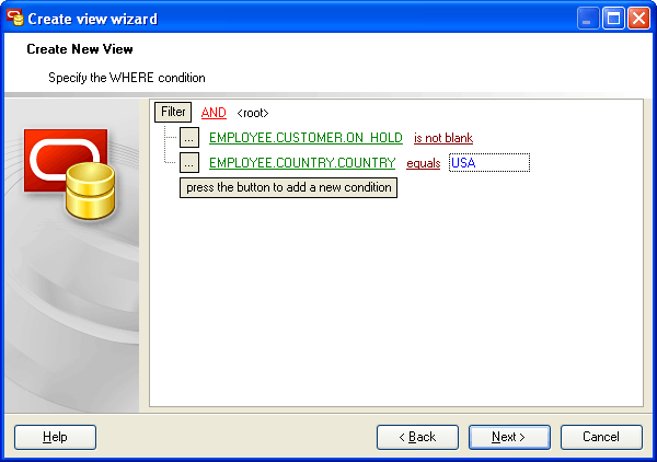 Create View Wizard