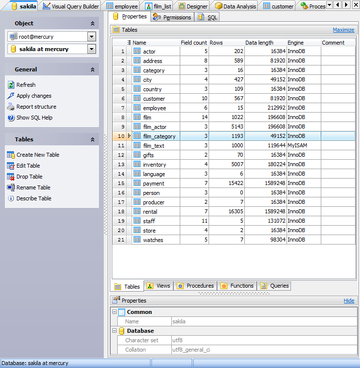 Database Editor