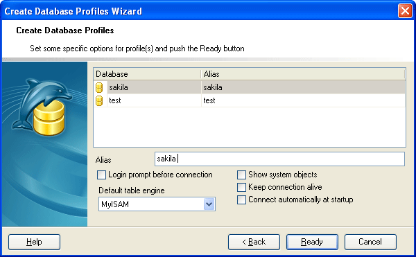 Setting profile options