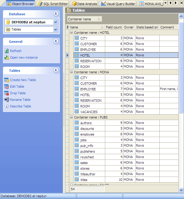 Object Browser