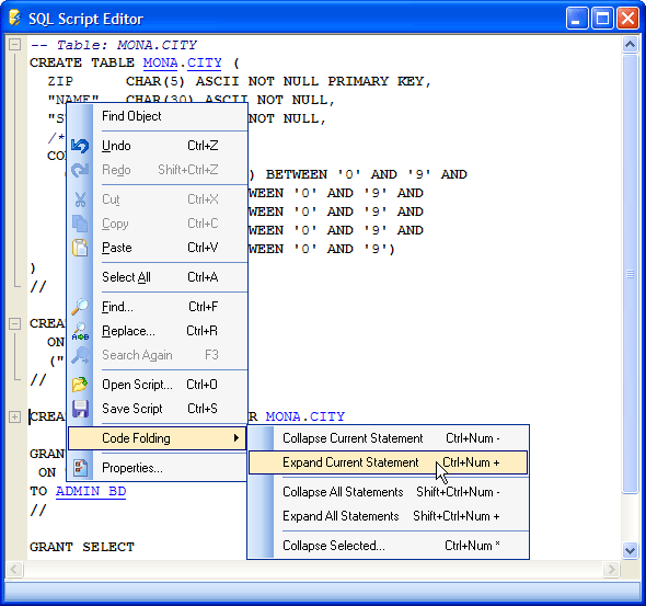 Code Folding