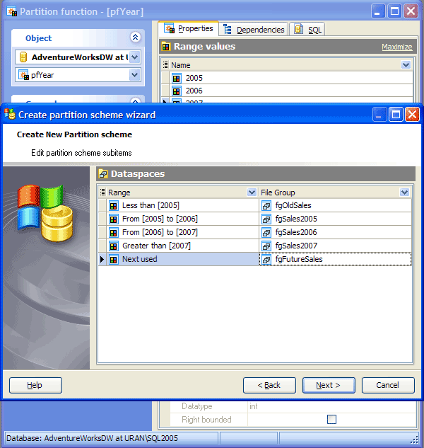 Partitioning