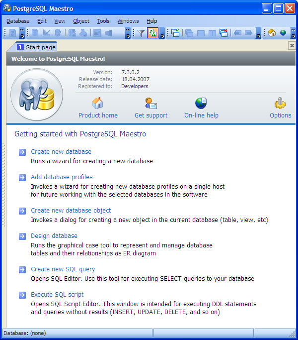 Start Page