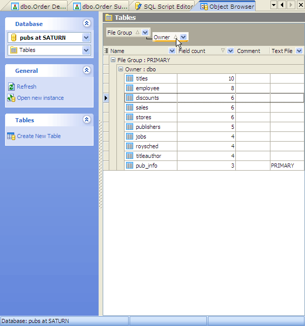 Object Browser