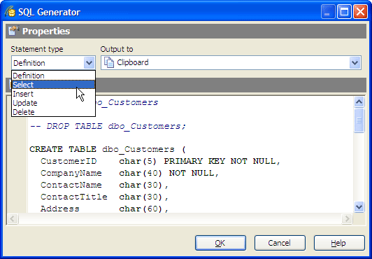 SQL Generator
