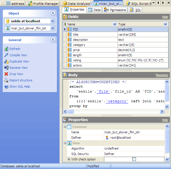 View Editor