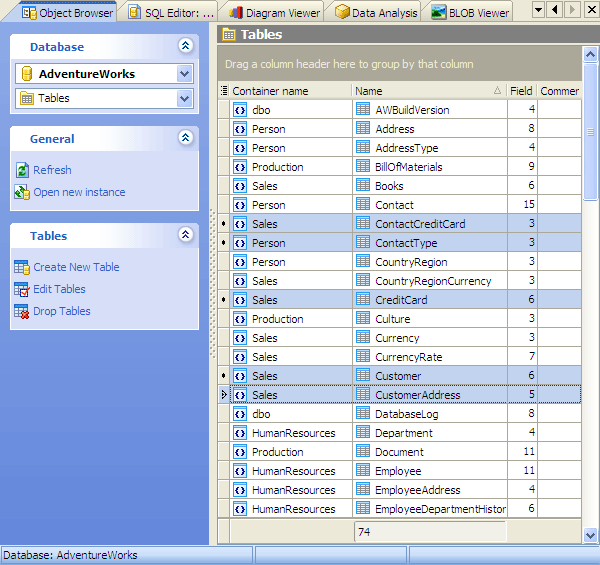 Object Browser