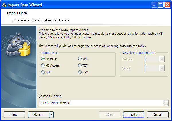 Import Data