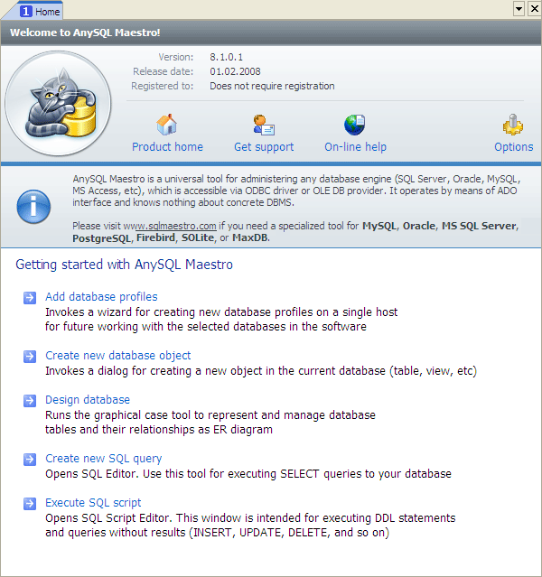 Start Page