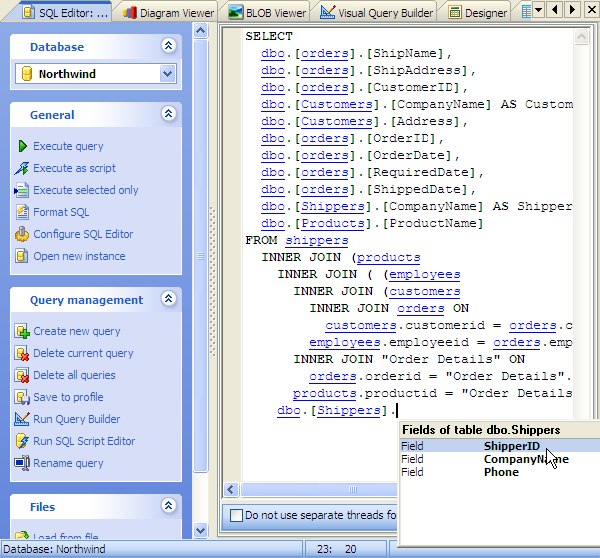 SQL Editor