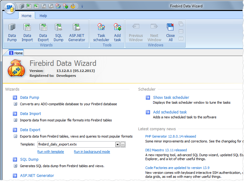 Firebird Data Wizard