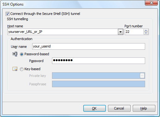 SSH tunneling