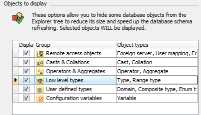 Database refresh options