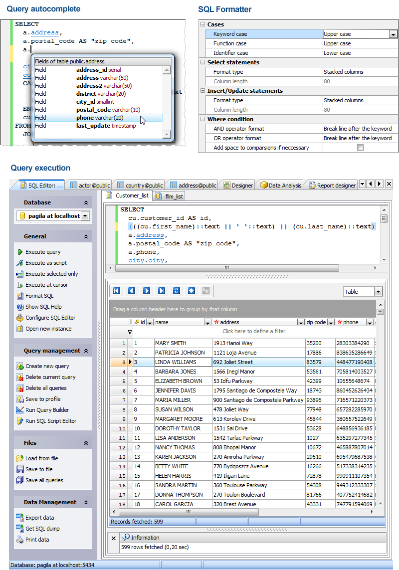 SQL Editor