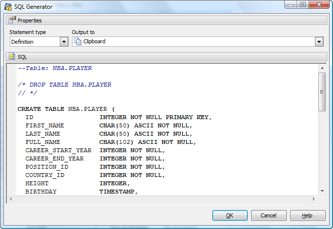 SQL Generator