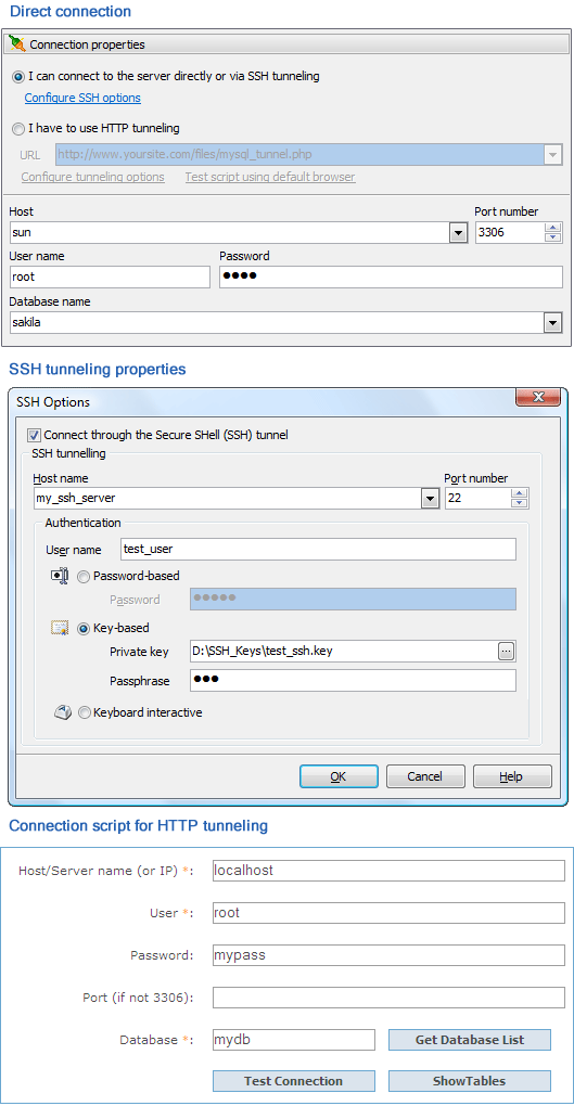 Connecting to database