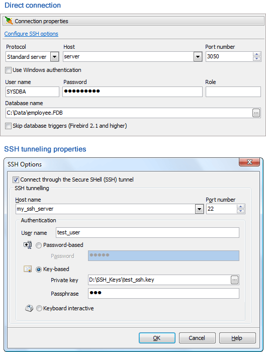 Connecting to database