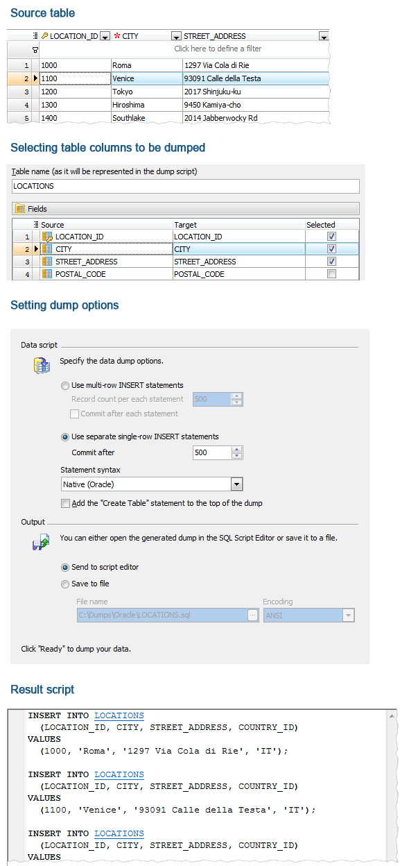 SQL Dump