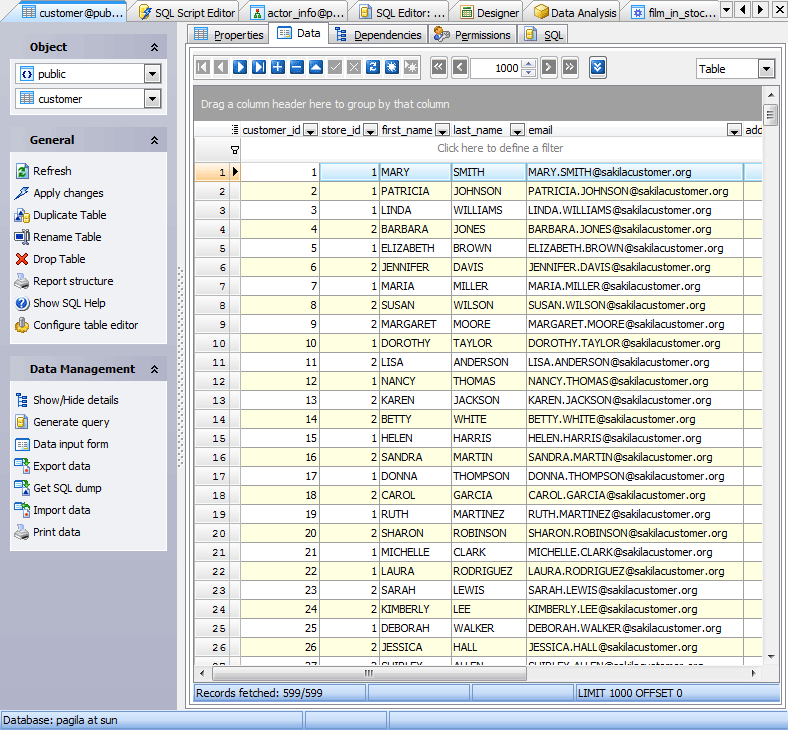 Tabbed MDI Interface