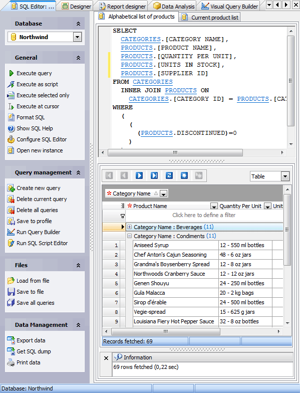 SQL Editor