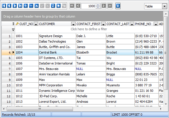 Viewing Data