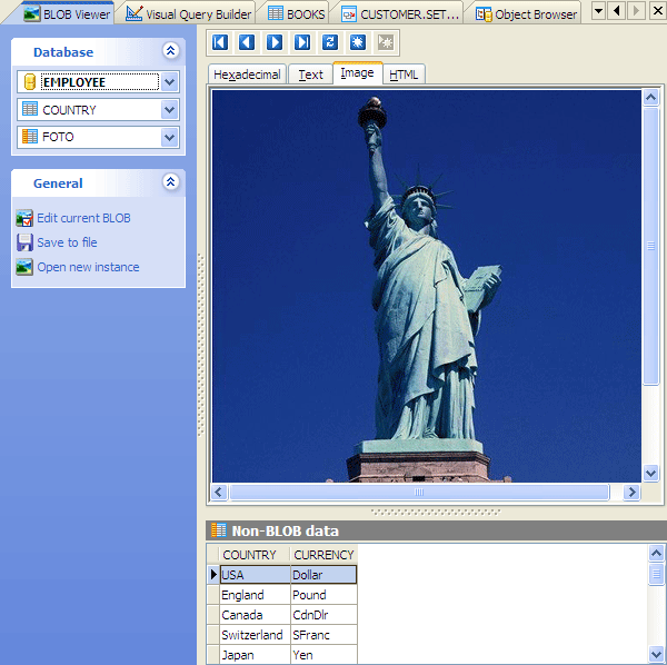 BLOB Viewer and Editor
