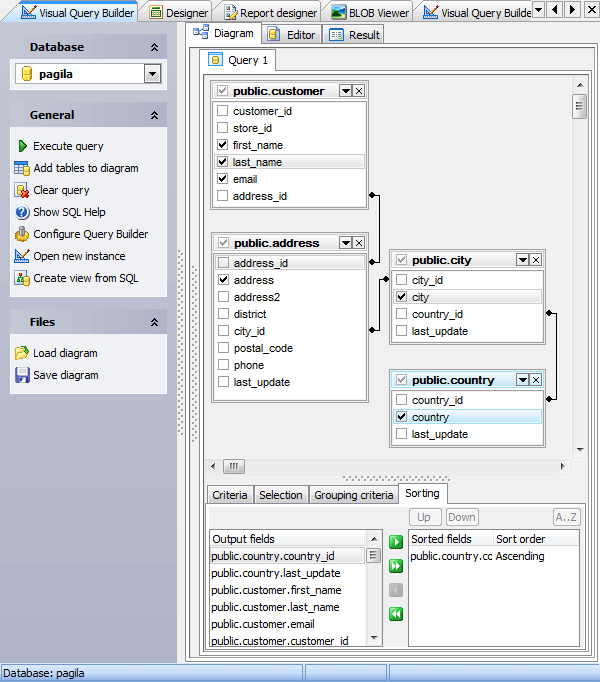 Visual Query Builder