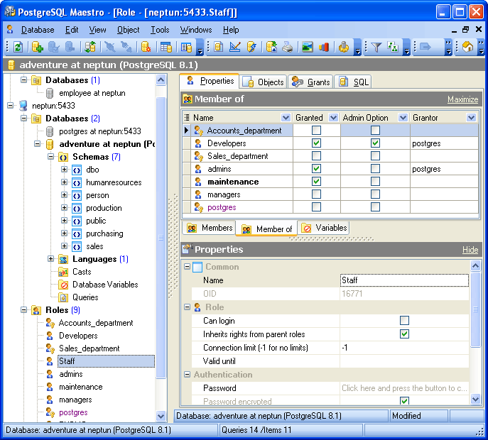 membership in other roles