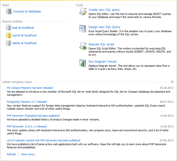 oracle online database editor