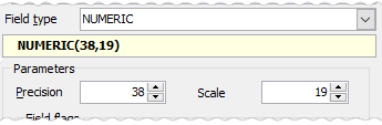 Numeric data type with increased precision