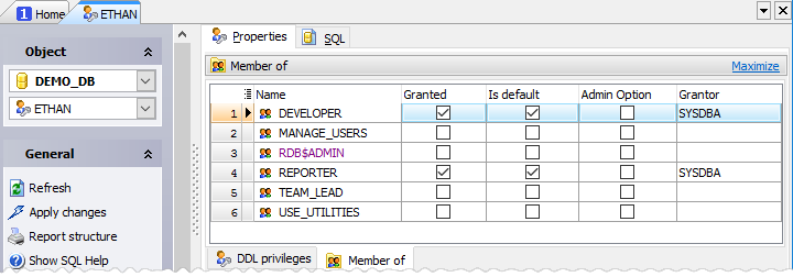 User membership