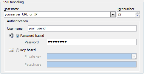 SSH tunneling