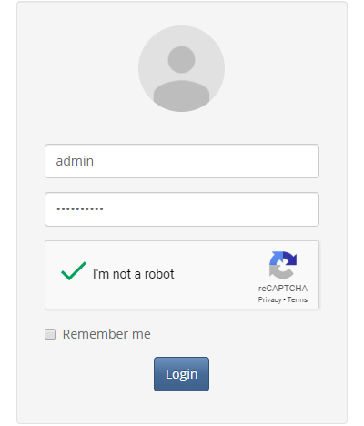 Google reCAPTCHA  in action