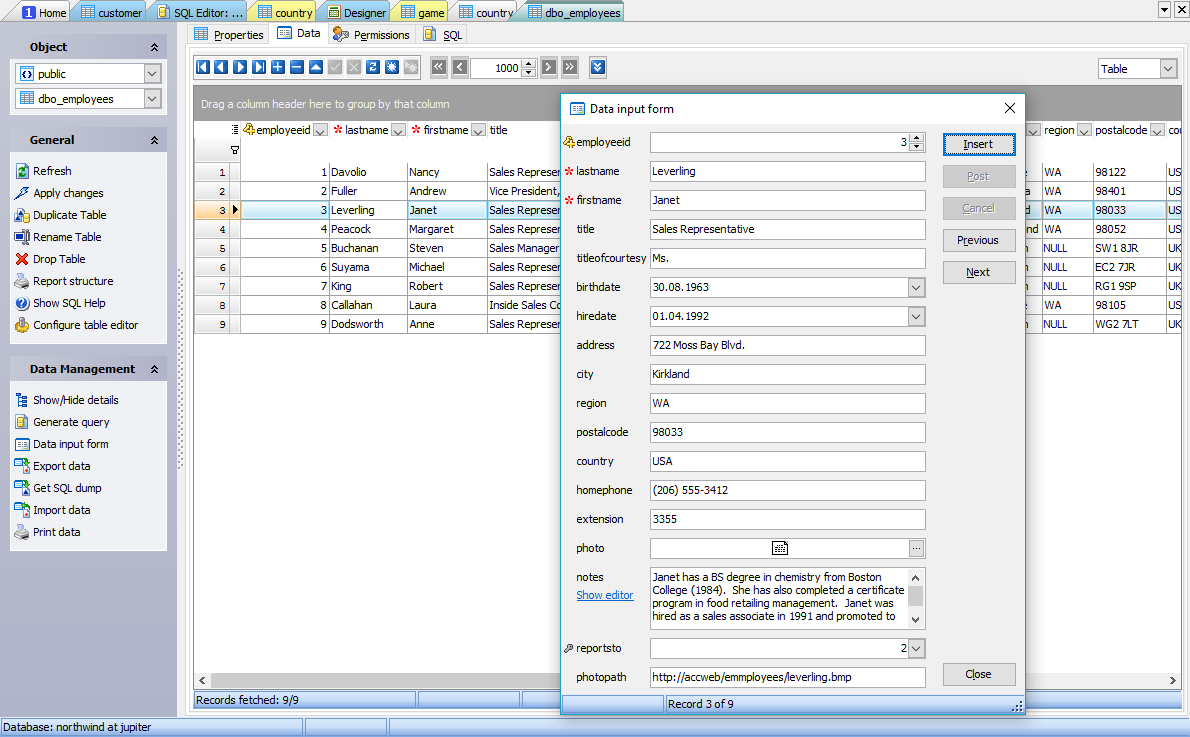 Postgres drop all tables in database